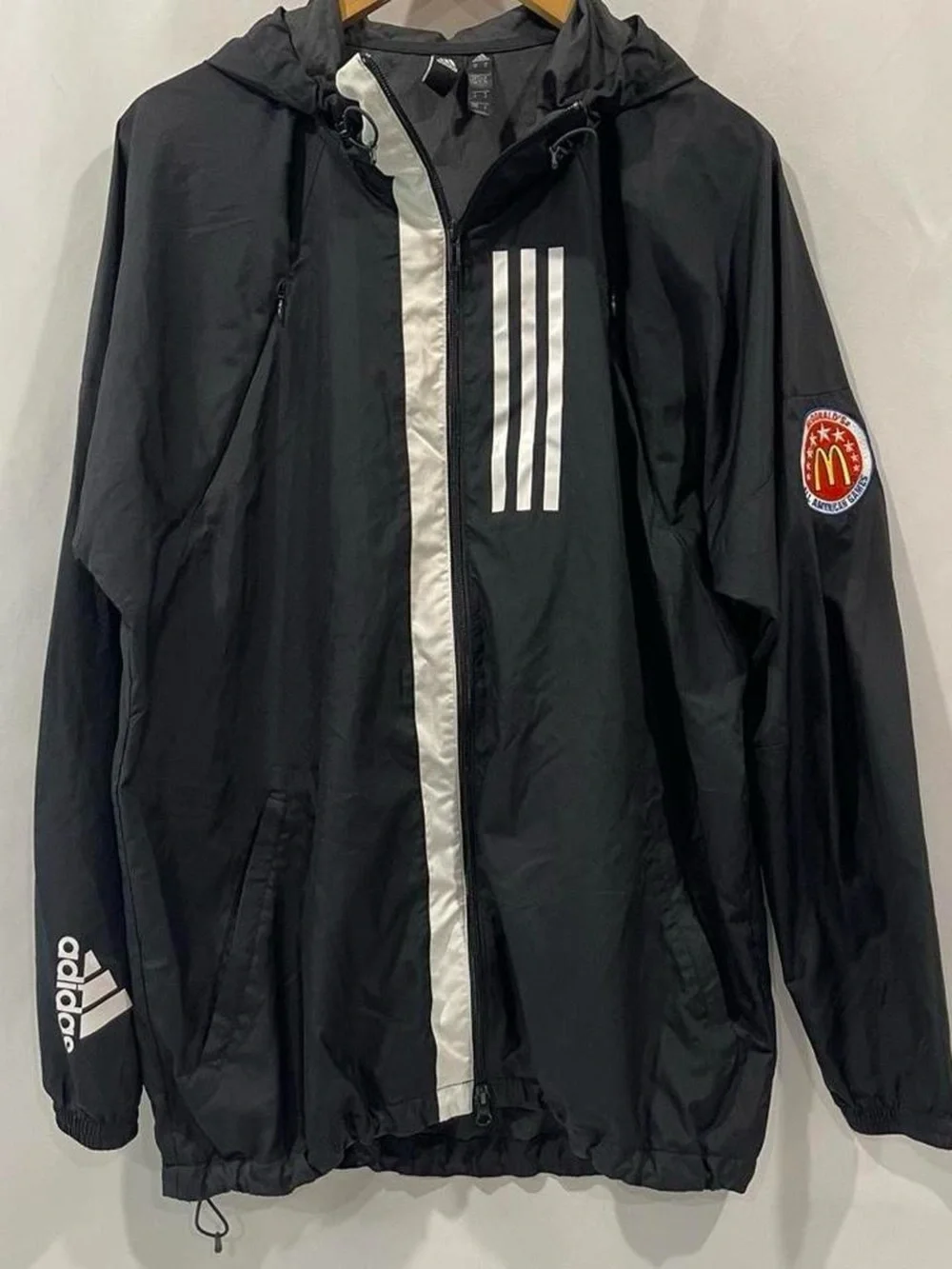 Adidas Windbreaker w/ McDonalds Patch